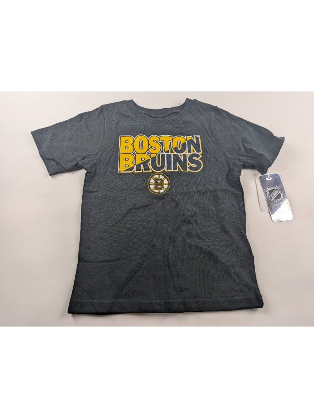 NHL Boston Bruins Black Shirt 4T NWT